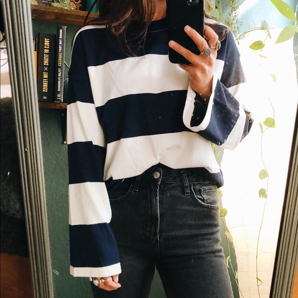 NWT Madewell striped top